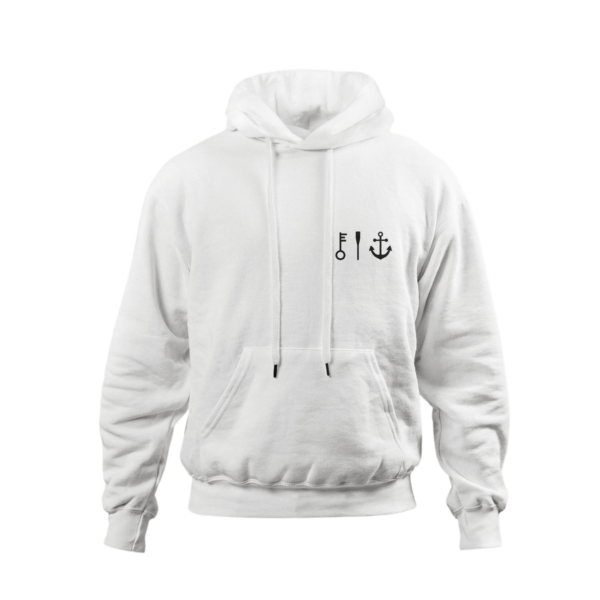 chiave ancora remo hoodie